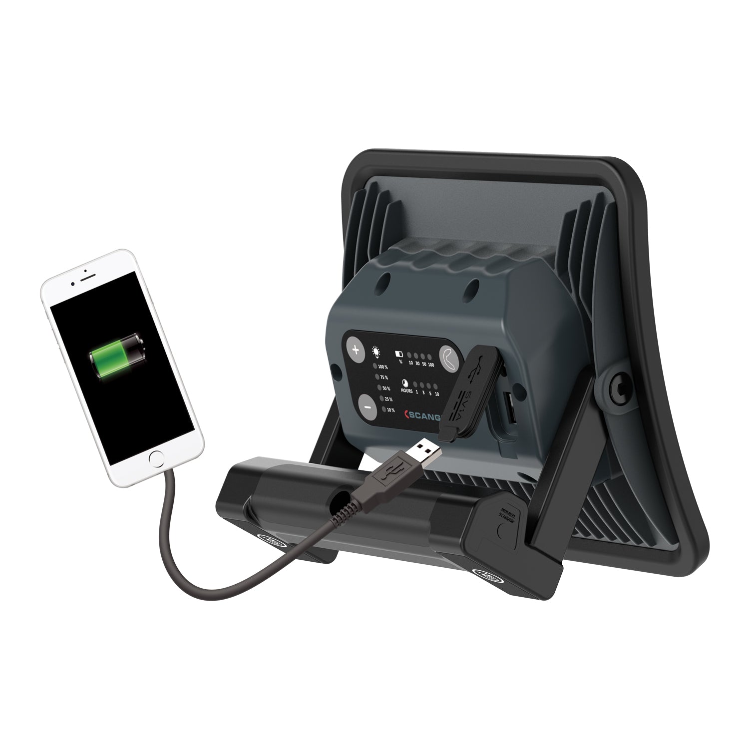 NOVA R | Scangrip - RECHARGEABLE LED FLOODLIGHT WITH DIMMER AND UP TO 2000 LUMEN